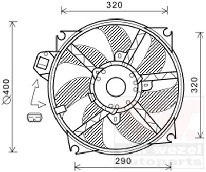 Ventilator radiator