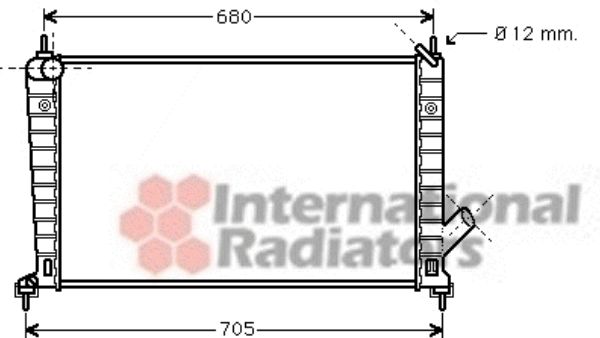 Radiator racire motor