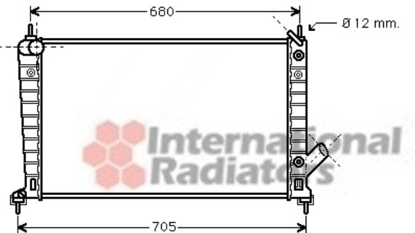 Radiator racire motor