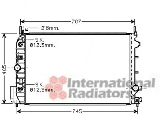 Radiator racire motor