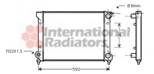 Radiator racire motor