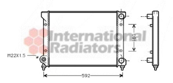 Radiator racire motor