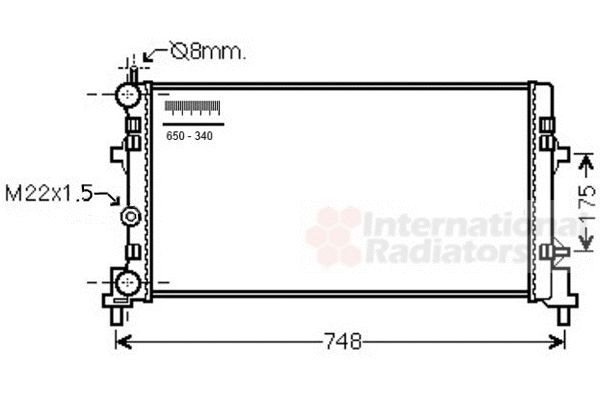 Radiator racire motor