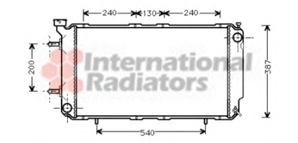 Radiator racire motor