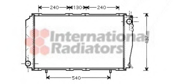 Radiator racire motor