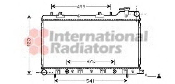 Radiator racire motor