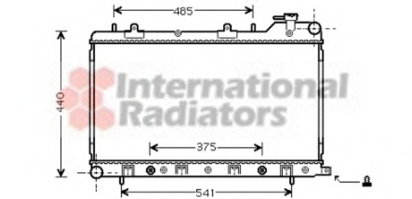 Radiator racire motor