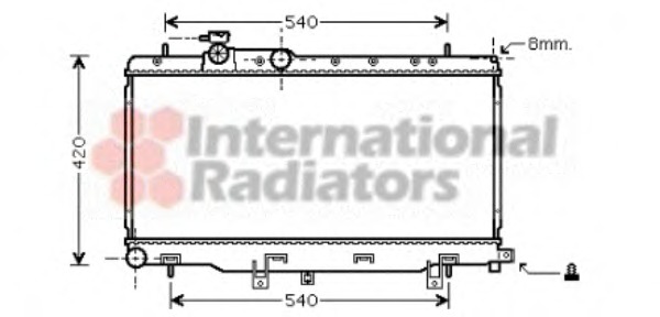 Radiator racire motor