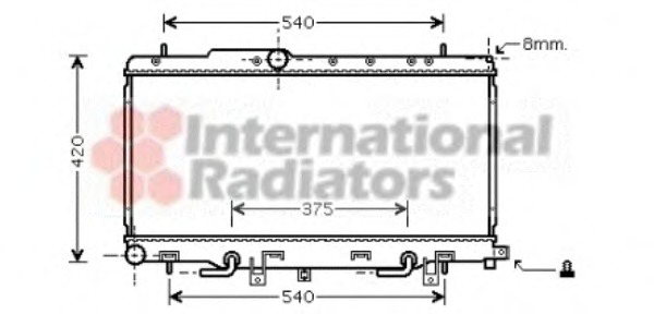 Radiator racire motor