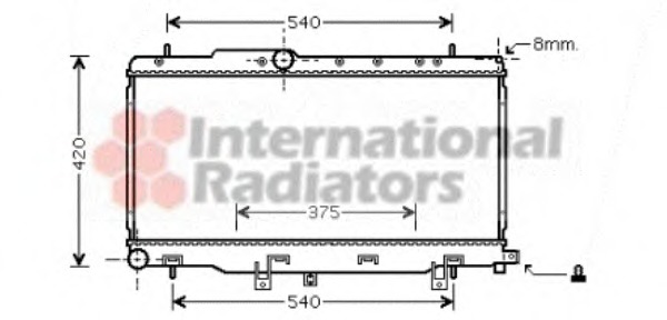 Radiator racire motor