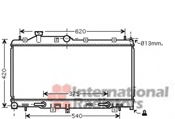 Radiator racire motor