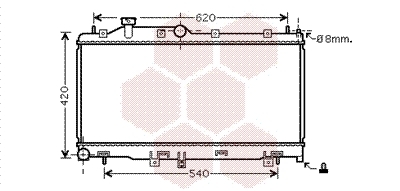 Radiator racire motor