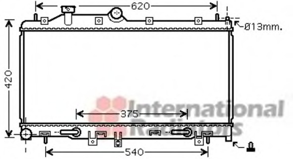 Radiator racire motor