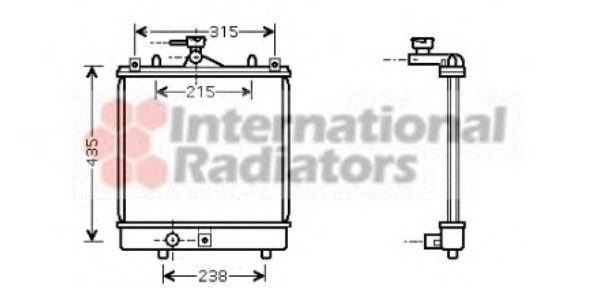 Radiator racire motor