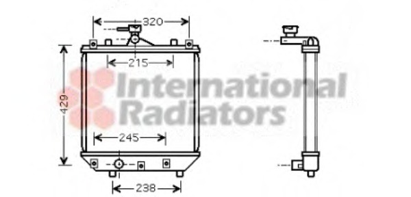 Radiator racire motor