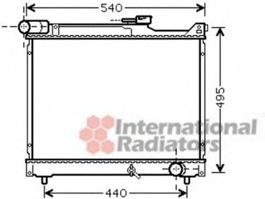 Radiator racire motor