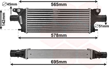 Intercooler, compresor