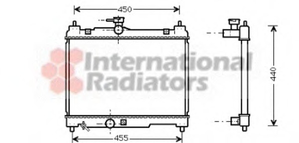 Radiator racire motor