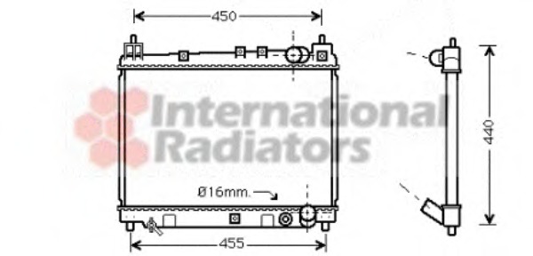 Radiator racire motor