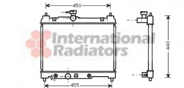 Radiator racire motor