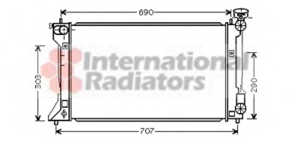 Radiator racire motor