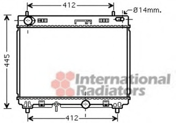 Radiator racire motor