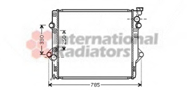 Radiator racire motor