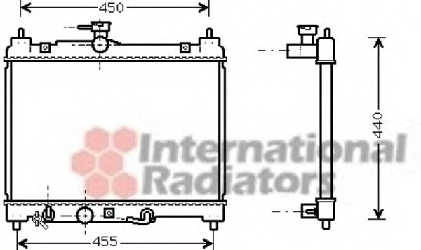 Radiator racire motor