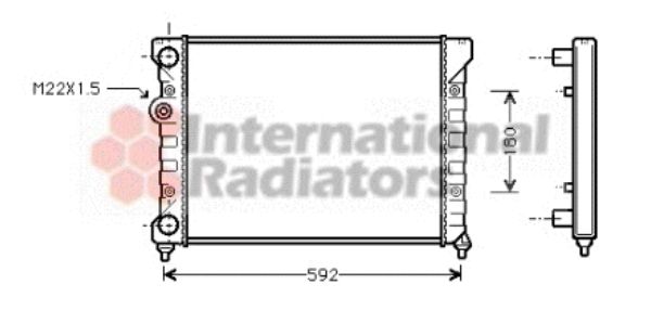 Radiator racire motor