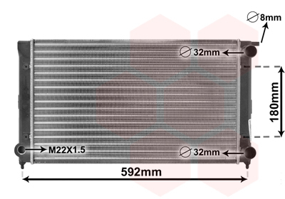 Radiator racire motor