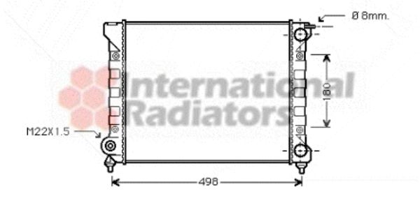 Radiator racire motor