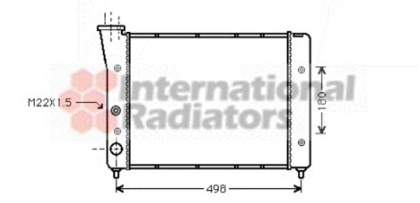 Radiator racire motor