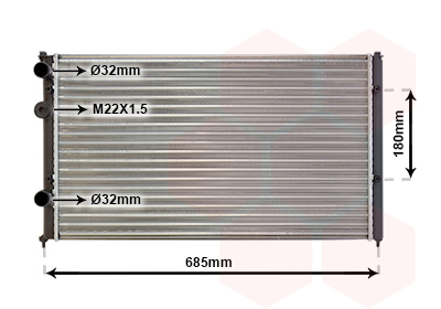 Radiator racire motor