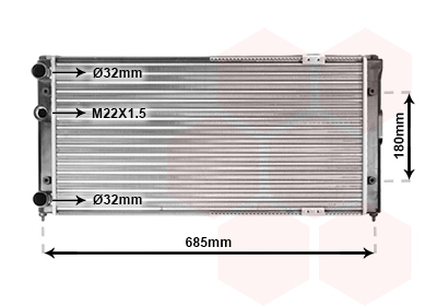 Radiator racire motor