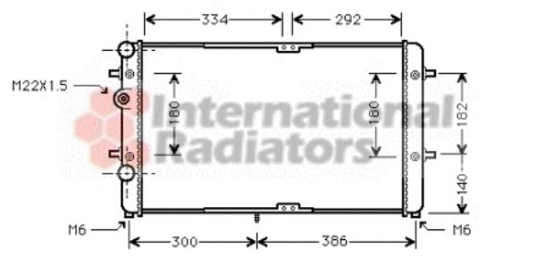 Radiator racire motor