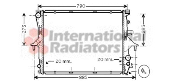 Radiator racire motor