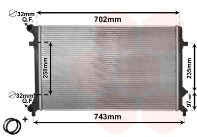 Radiator racire motor