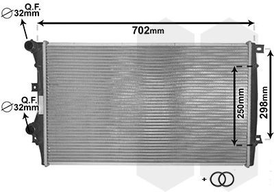 Radiator racire motor