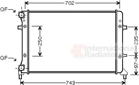 Radiator racire motor