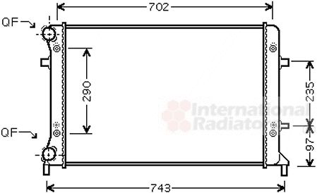 Radiator racire motor