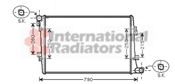 Radiator racire motor