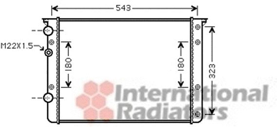 Radiator racire motor