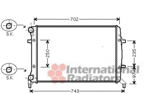 Radiator racire motor