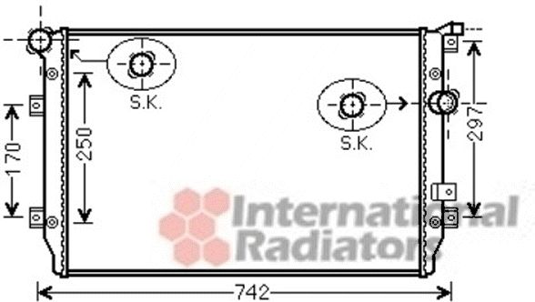 Radiator racire motor