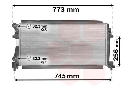 Radiator racire motor