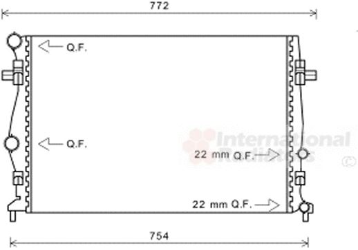 Radiator racire motor