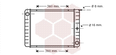 Radiator racire motor