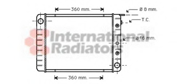 Radiator racire motor