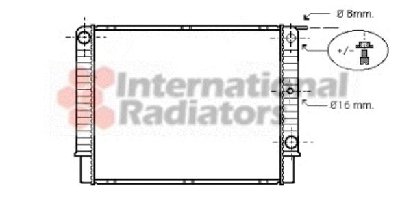 Radiator racire motor