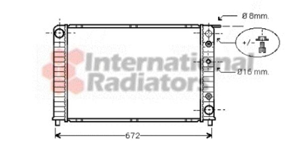 Radiator racire motor